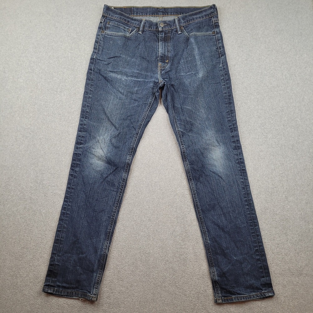 Levi's 511 Slim Fit Jeans Mens 34x32‎ Blue Denim Stretch Casual Pants